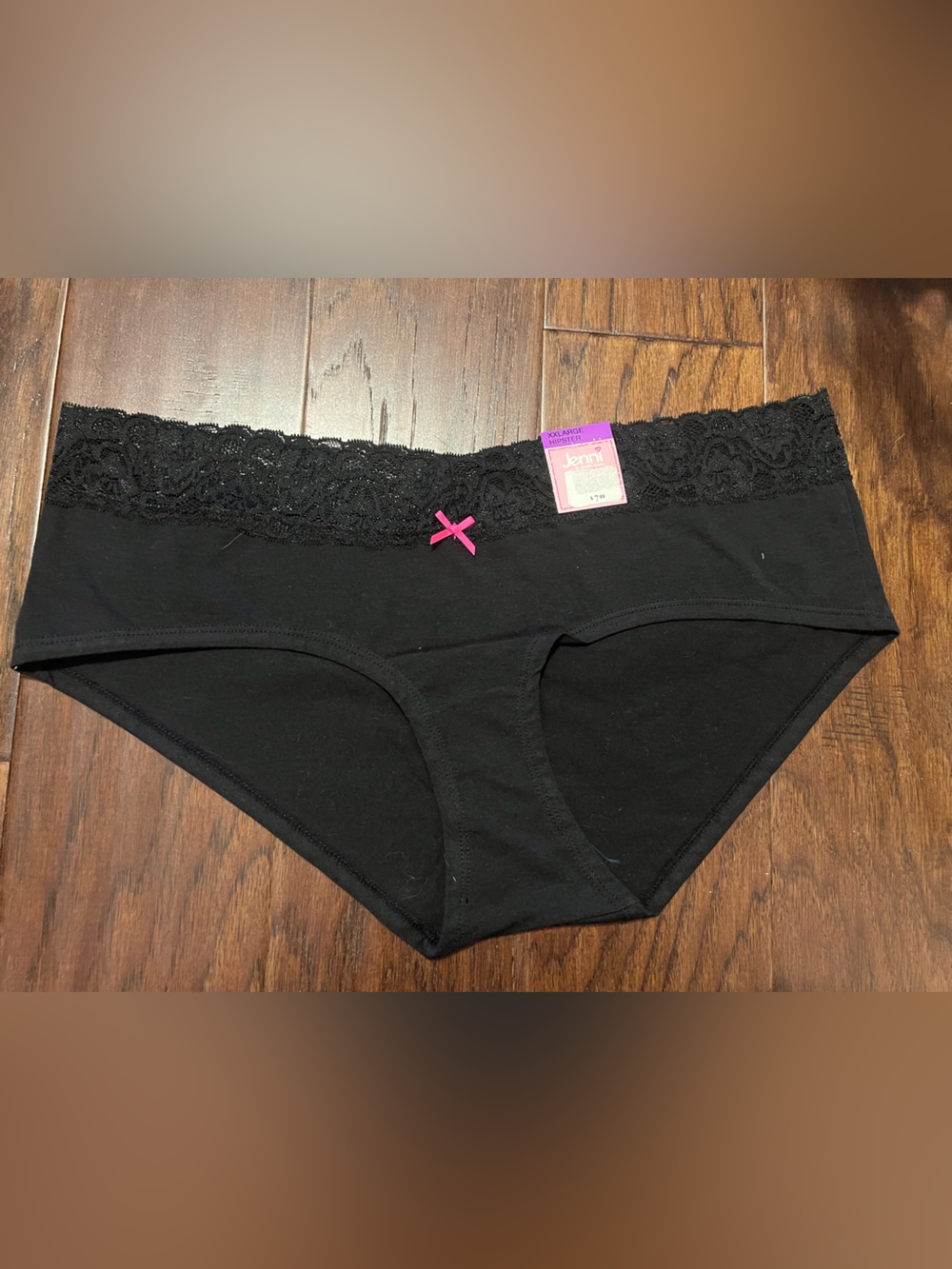 Jenni Lace Trim Cotton Hipster Underwear 6 Pair, XXL, Total MSRP $48 - Picture 8 of 8